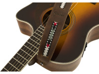 Fender Paramount Acoustic Leather Straps Castanho